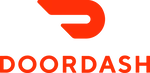 Logo with an orange curved swoosh above bold orange text, forming a brand mark. Use for branding or header.